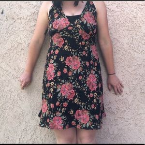 WAYF floral mini dress